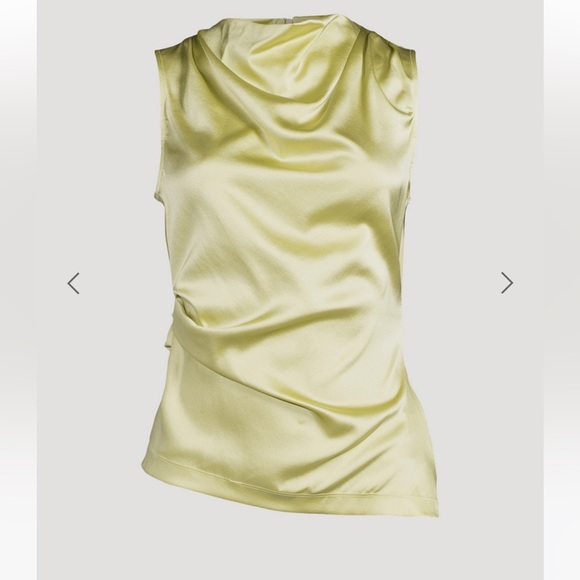 Helmut Lang Light Green Sleeveless Blouse - Picture 5 of 13